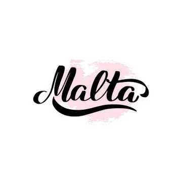Vector calligraphy illustration isolated on white background. Stock Illustration