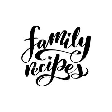 Vector calligraphy illustration isolated on white background. Stock Illustration