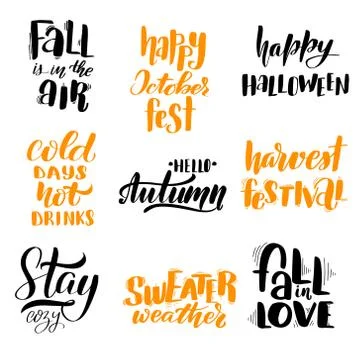 Vector calligraphy illustration isolated on white background. Stock Illustration