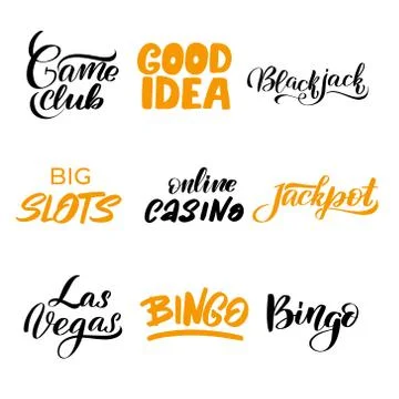 Vector calligraphy illustration isolated on white background. Stock Illustration