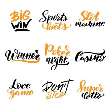 Vector calligraphy illustration isolated on white background. Stock Illustration