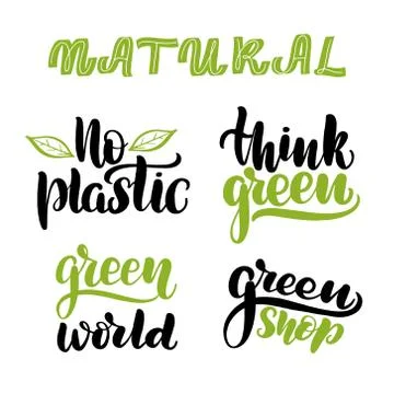 Vector calligraphy illustration isolated on white background. Stock Illustration