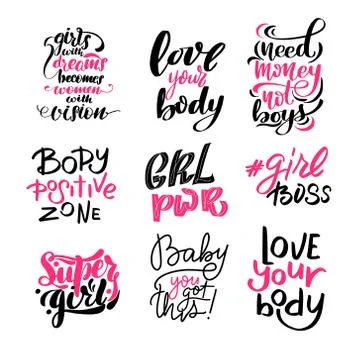 Vector calligraphy illustration isolated on white background. Stock Illustration