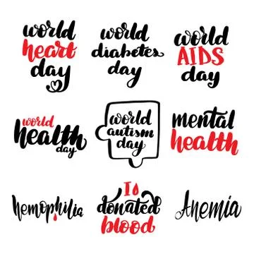 Vector calligraphy illustration isolated on white background. Stock Illustration