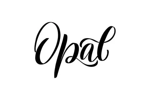 Vector calligraphy illustration isolated on white background. Stock Illustration