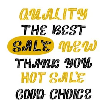 Vector calligraphy illustration isolated on white background. Stock Illustration