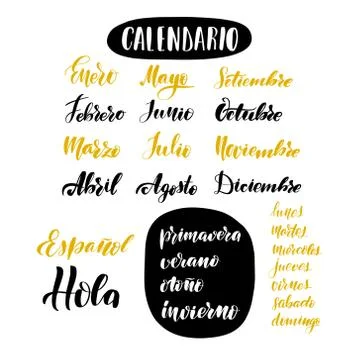 Vector calligraphy illustration isolated on white background. Stock Illustration