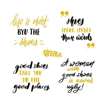 Vector calligraphy illustration isolated on white background. Stock Illustration