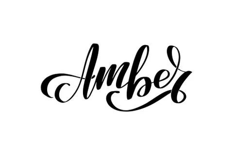 Vector calligraphy illustration isolated on white background. Stock Illustration