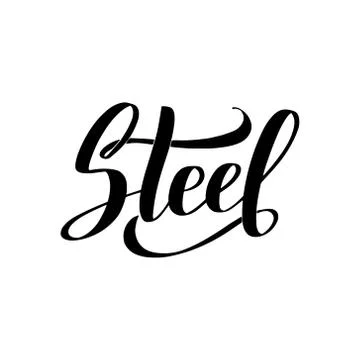 Vector calligraphy illustration isolated on white background. Stock Illustration