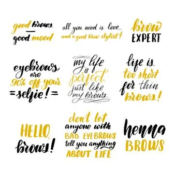 Vector calligraphy illustration isolated on white background. Stock Illustration