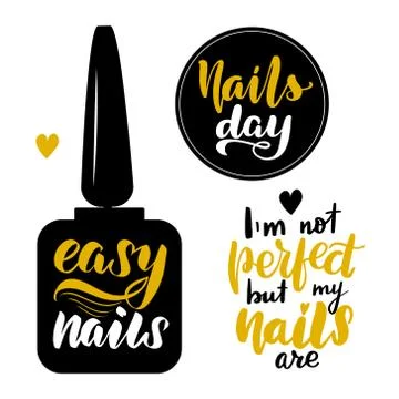 Vector calligraphy illustration isolated on white background. Stock Illustration