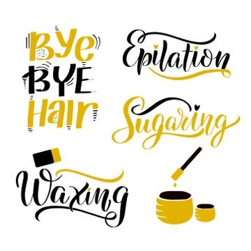 Vector calligraphy illustration isolated on white background. Stock Illustration