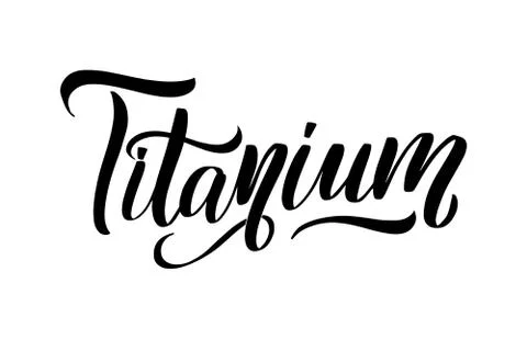 Vector calligraphy illustration isolated on white background. Stock Illustration
