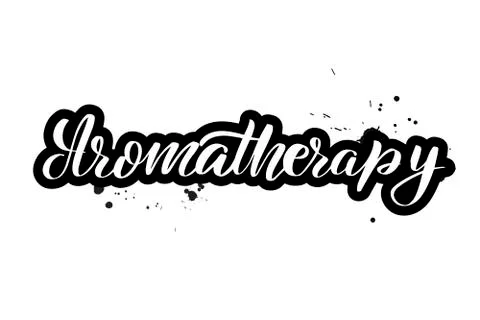 Vector calligraphy stock illustration isolated on white background. Stock Illustration