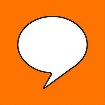 Vector callout icon. Eps10 Stock Illustration