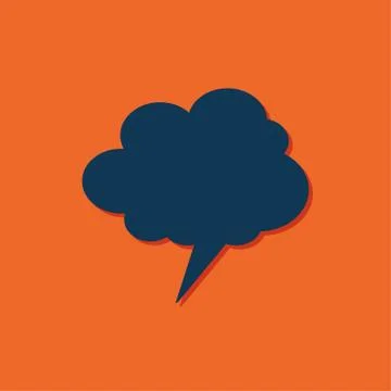 Vector callout icon Stock Illustration