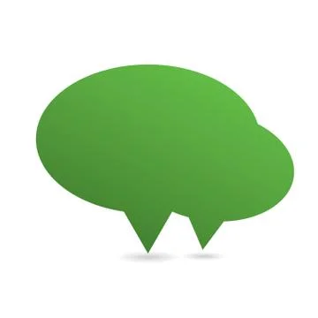 Vector callout icon Illustrazione stock