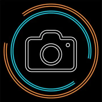 Vector Camera icon - digital photography symbol Stock Illustration