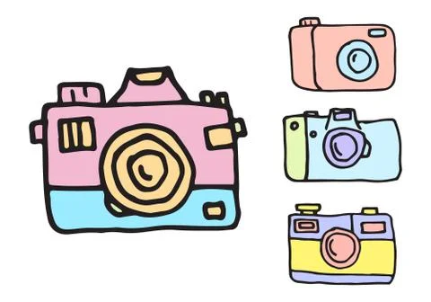 Vector camera icon. Stock Illustration