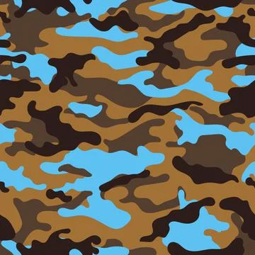 Vector camouflage pattern for army. military pattern for textile design Stock Illustration