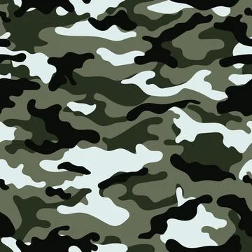 Vector camouflage pattern for army. military pattern for textile design Stock Illustration