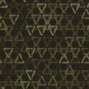 Vector camouflage seamless mesh pattern. Khaki camo design Stock Illustration