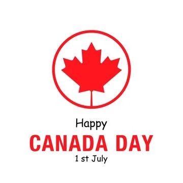 Vector Canada day celebration Stock Illustration