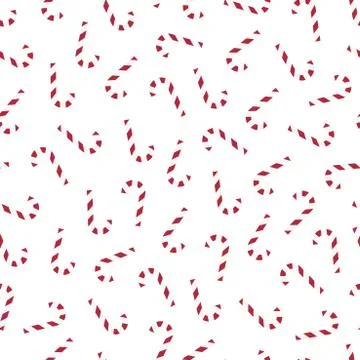 Vector candies seamless pattern. Repeatable christmas background. Trendy festive Stock Illustration