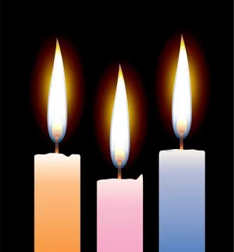 Vector candles Stock Illustration