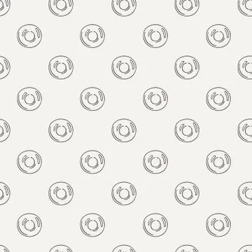 Vector Candy and Lollipop Seamless Pattern. Sweet Party Texture Illustrazione stock