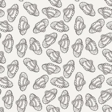 Vector Candy and Lollipop Seamless Pattern. Sweet Party Texture 스톡 일러스트