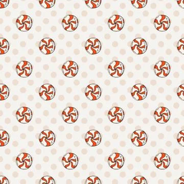 Vector Candy and Lollipop Seamless Pattern. Sweet Party Texture イラスト素材
