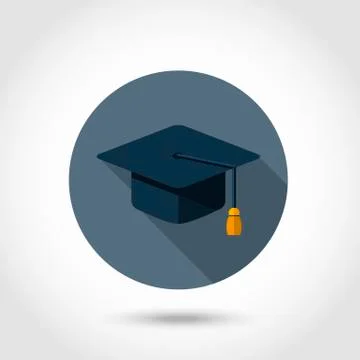 Vector cap flat icon Stock Illustration