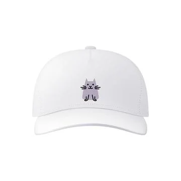 Vector cap in mesh gradient style. Editable color Stock Illustration