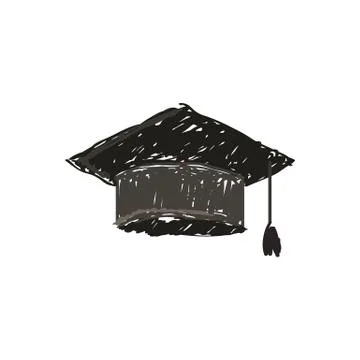 Vector cap,hat graduate icon Stock Illustration