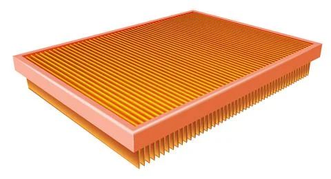 Vector car air filter element - spare part 스톡 일러스트