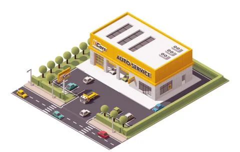 Vector Car Service Stock Illustration