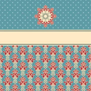 Vector card Stock Illustration