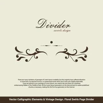 Vector Card Invitation Elements Illustrazione stock