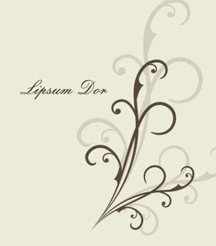 Vector Card Invitation Elements Illustrazione stock