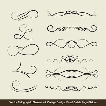 Vector Card Invitation Elements Stock Illustration