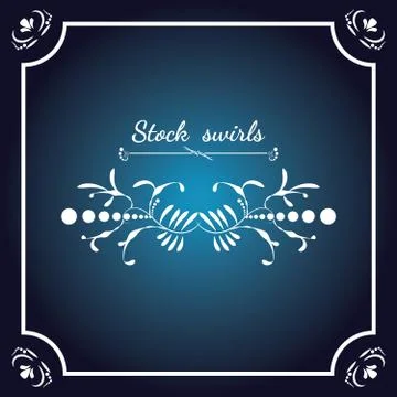 Vector Card Invitation Elements Illustrazione stock