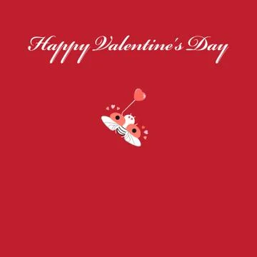 Vector card with ladybug Stock Illustration