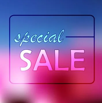 Vector card sale Stock Illustration