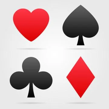 Vector card symbols Stock Illustration