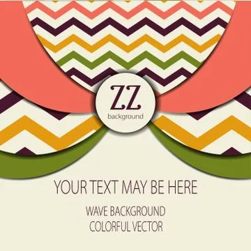 Vector card template Stock Illustration