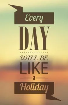 Vector card with typography design Stock Illustration