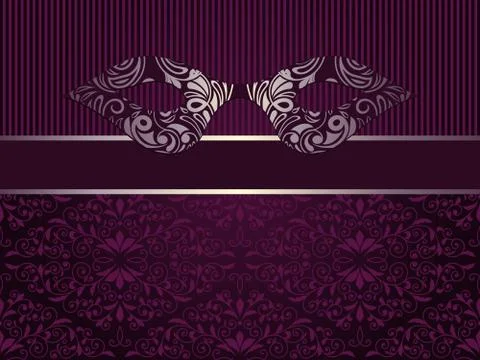 Vector carnaval invitation with mask Illustrazione stock