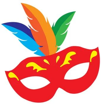 Vector carnival mask Stock Illustration
